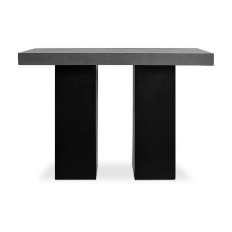  Modern European furniture - Gray Concrete Outdoor Bar Table - www.oroa.com | Oroa.com