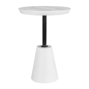Modern European furniture - Round Textured Indoor/Outdoor Side Table - www.oroa.com