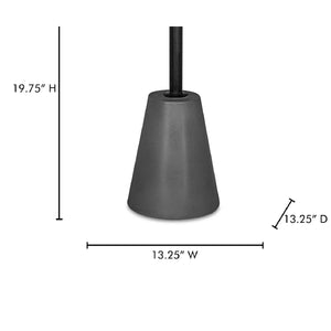 Modern European furniture - Round Textured Indoor/Outdoor Side Table - www.oroa.com