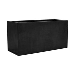 Modern European furniture - Black Concrete Indoor/Outdoor Planter - www.oroa.com