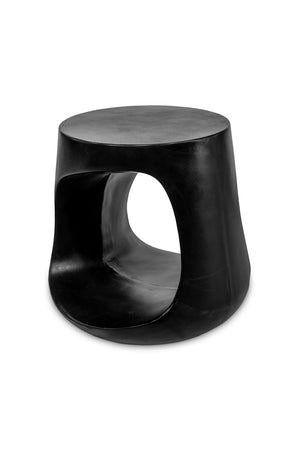Modern European furniture - Black Oval Indoor/Outdoor Stool - www.oroa.com