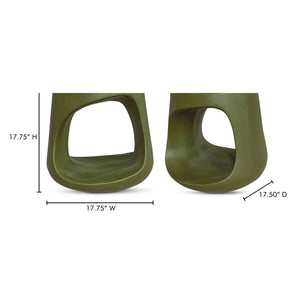 Monolithic Concrete Indoor/Outdoor Stool | Novi Living Rothko | Oroa.com