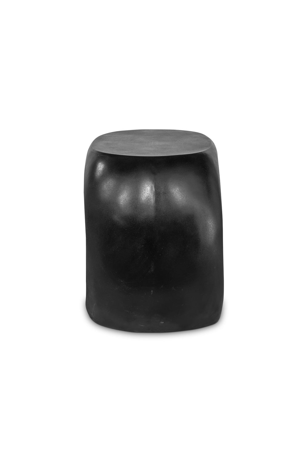 Modern European furniture - Black Sculptural Indoor/Outdoor Stool - www.oroa.com