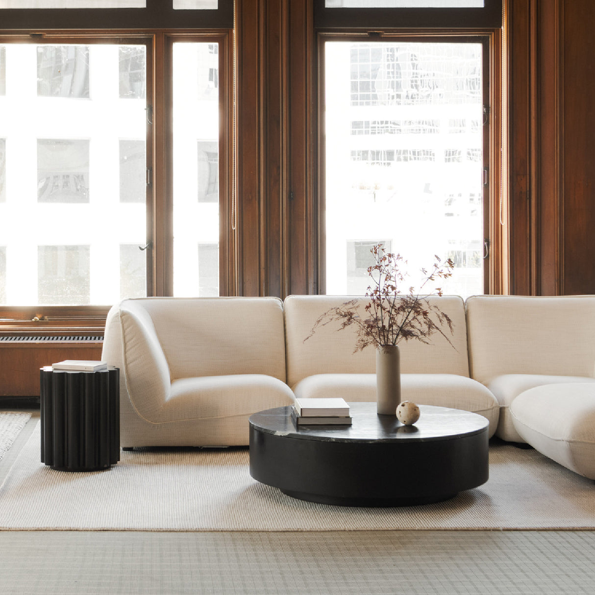 Modern European furniture - Scalloped Indoor/Outdoor Accent Table - www.oroa.com