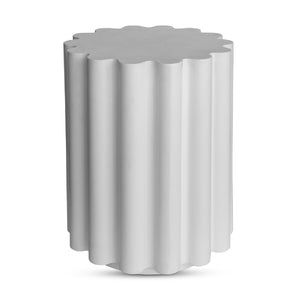 Modern European furniture - Scalloped Indoor/Outdoor Accent Table - www.oroa.com