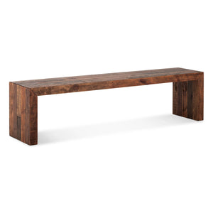 Modern European furniture - Rustic Pine Dining Bench - www.oroa.com