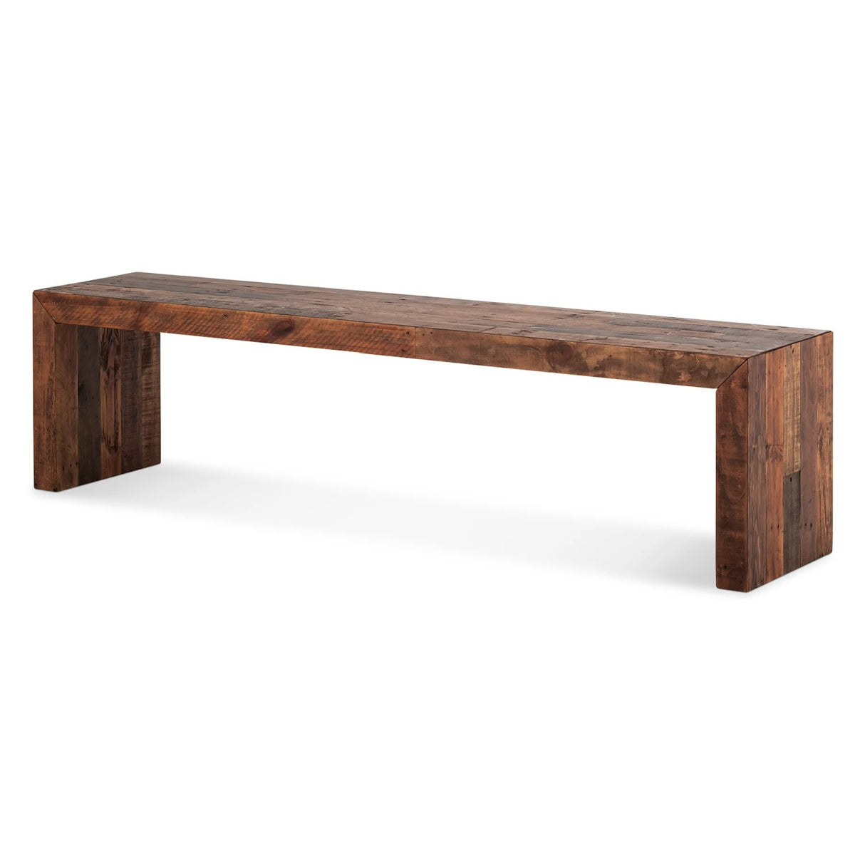Modern European furniture - Rustic Pine Dining Bench - www.oroa.com