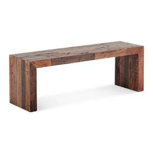Modern European furniture - Rustic Pine Dining Bench - www.oroa.com