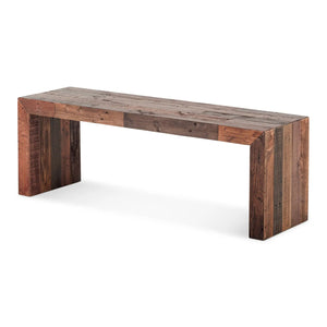 Modern European furniture - Rustic Pine Dining Bench - www.oroa.com