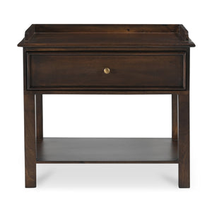 Modern European furniture - Brown Mango Wood Nightstand - www.oroa.com