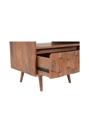  Modern European furniture - Natural Wood Nightstand - www.oroa.com | Oroa.com