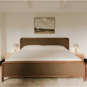 Modern European furniture - Brown Tatami Mat Bed - www.oroa.com