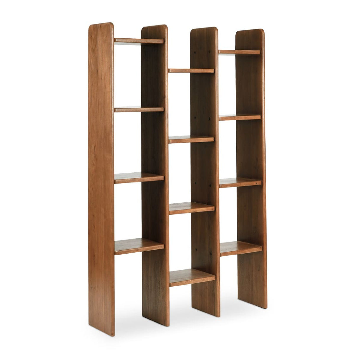 Modern European furniture - Solid Acacia 12-Shelf Bookcase - www.oroa.com