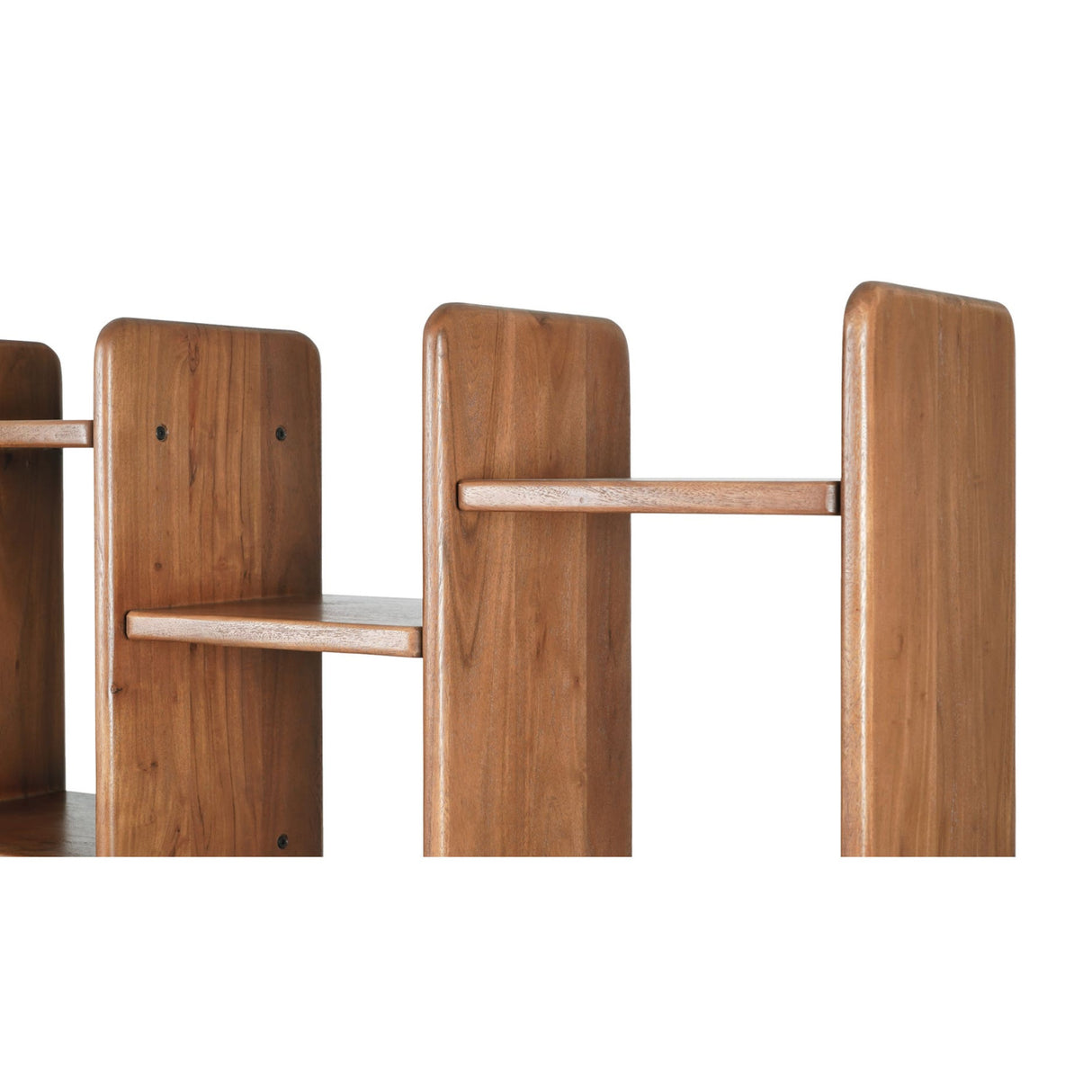 Modern European furniture - Solid Acacia 12-Shelf Bookcase - www.oroa.com