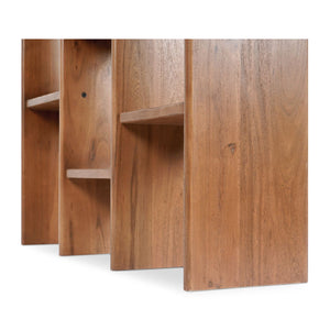 Modern European furniture - Solid Acacia 12-Shelf Bookcase - www.oroa.com
