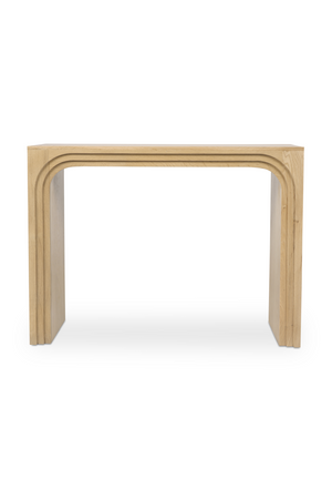 Solid Oak Arched Console Table | Novi Living Berkley | Oroa.com
