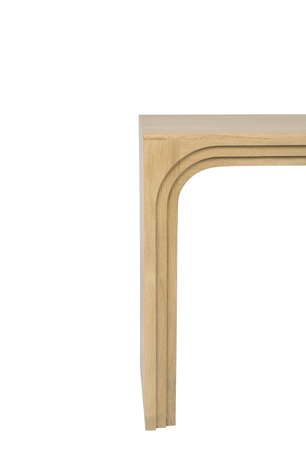 Solid Oak Arched Console Table | Novi Living Berkley | Oroa.com