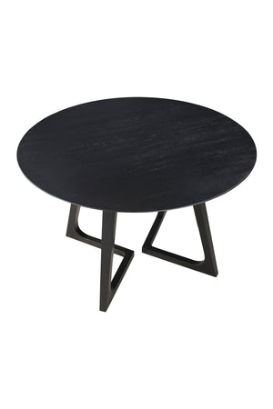 Sculptural Base Round Dining Table | Novi Living Godenza | Oroa.com