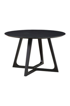 Sculptural Base Round Dining Table | Novi Living Godenza | Oroa.com