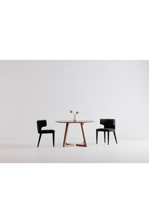 Sculptural Base Round Dining Table | Novi Living Godenza | Oroa.com