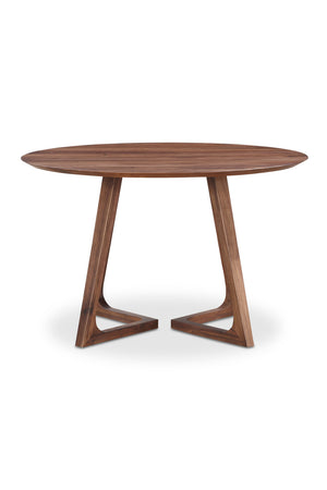 Sculptural Base Round Dining Table | Novi Living Godenza | Oroa.com