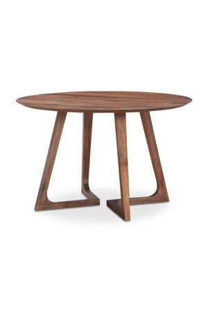 Sculptural Base Round Dining Table | Novi Living Godenza | Oroa.com