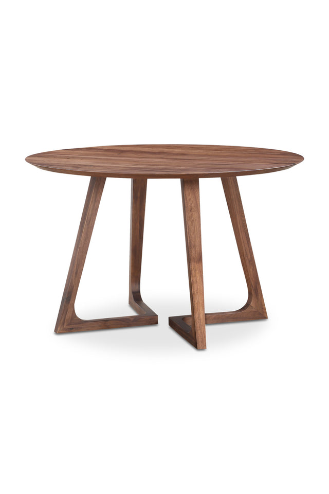 Sculptural Base Round Dining Table | Novi Living Godenza | Oroa.com