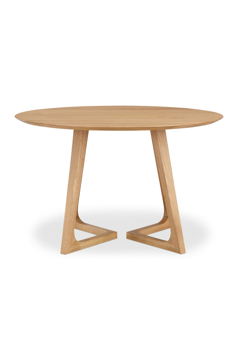 Modern European furniture - Natural Oak Round Dining Table - www.oroa.com