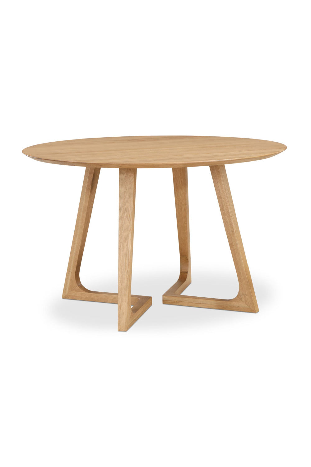 Modern European furniture - Natural Oak Round Dining Table - www.oroa.com