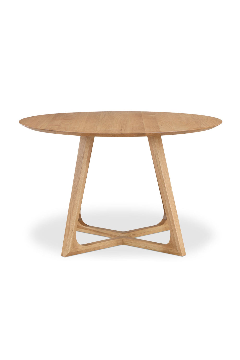 Modern European furniture - Natural Oak Round Dining Table - www.oroa.com