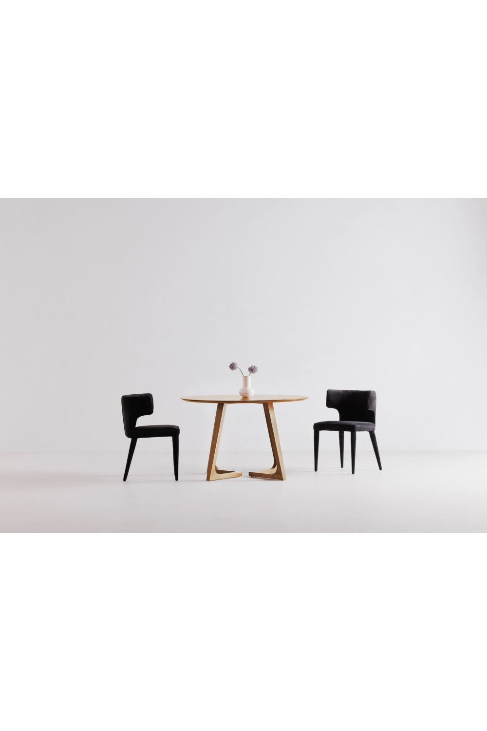 Modern European furniture - Natural Oak Round Dining Table - www.oroa.com