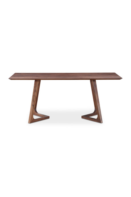 Modern European furniture - Solid Walnut Rectangular Dining Table - www.oroa.com