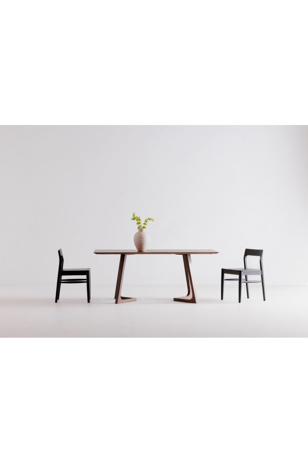 Modern European furniture - Solid Walnut Rectangular Dining Table - www.oroa.com