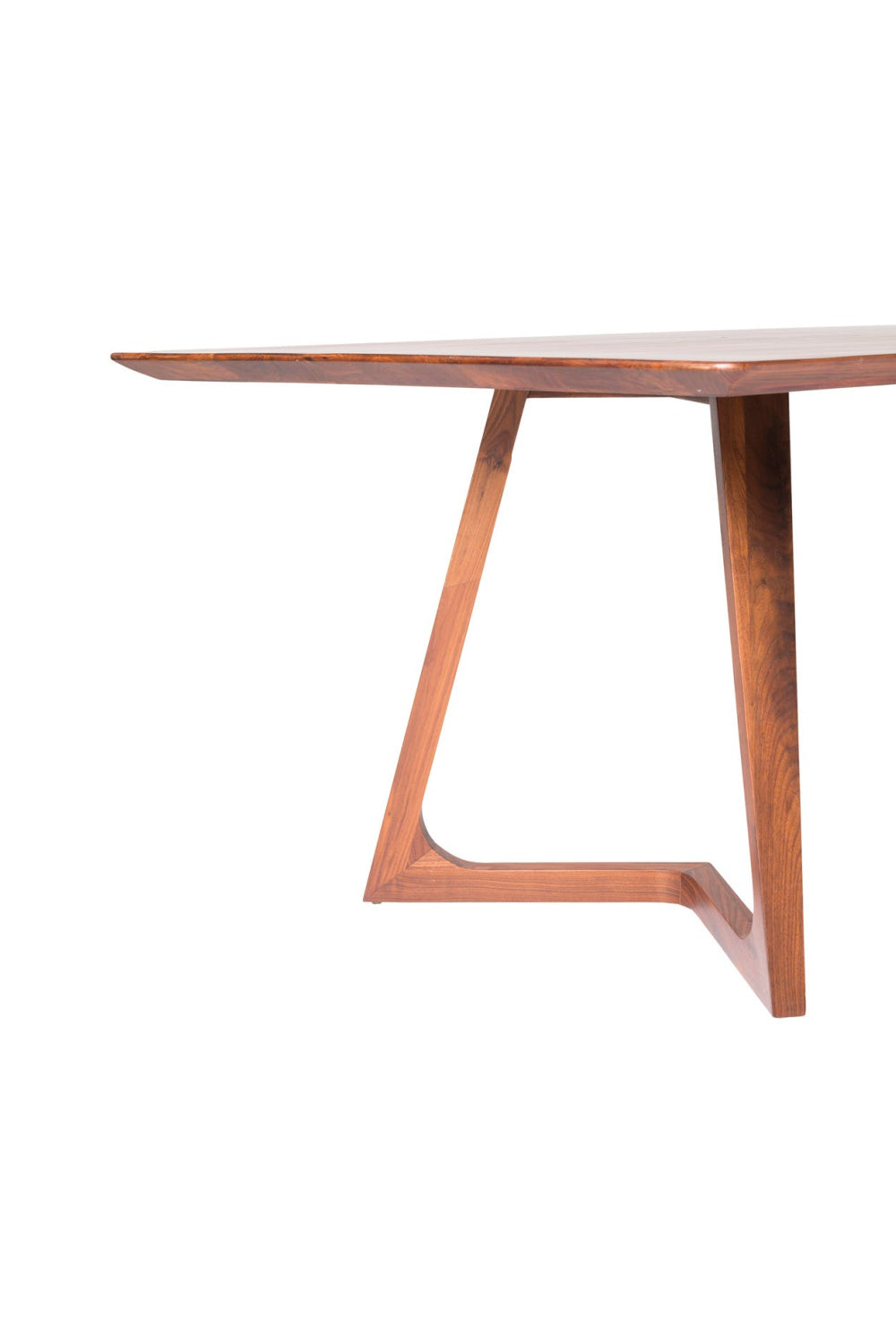 Modern European furniture - Solid Walnut Rectangular Dining Table - www.oroa.com