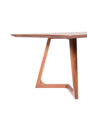 Modern European furniture - Solid Walnut Rectangular Dining Table - www.oroa.com