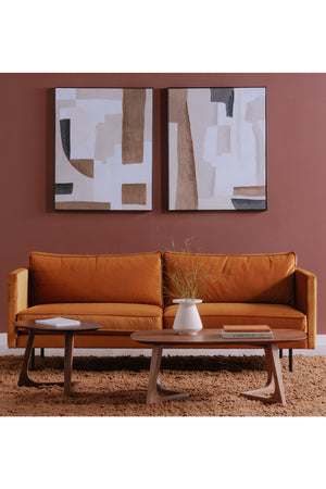 Sculptural Base Coffee Table | Novi Living Godenza | Oroa.com