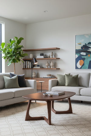 Sculptural Base Coffee Table | Novi Living Godenza | Oroa.com