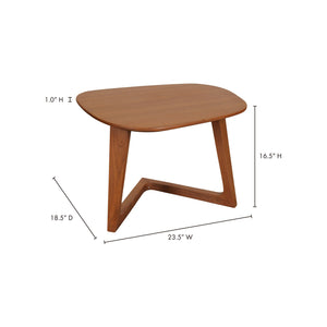 Modern European furniture - Solid Walnut End Table - www.oroa.com