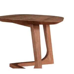 Modern European furniture - Solid Walnut End Table - www.oroa.com