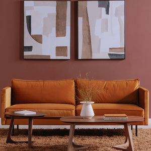 Modern European furniture - Solid Walnut End Table - www.oroa.com