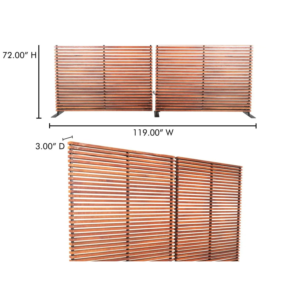 Modern European furniture - Mixed Hardwood Room Divider - www.oroa.com