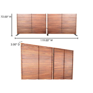 Modern European furniture - Mixed Hardwood Room Divider - www.oroa.com