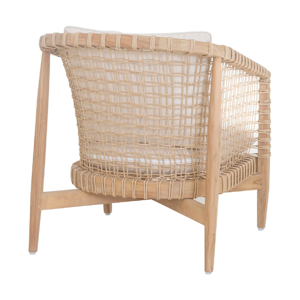   Modern European furniture - White Weave Outdoor Lounge Chair - www.oroa.com | Oroa.com