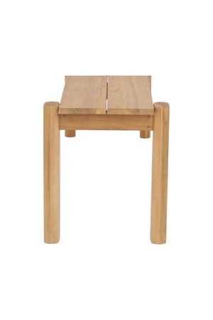 Modern European furniture - Natural Teak Outdoor Dining Bench - www.oroa.com