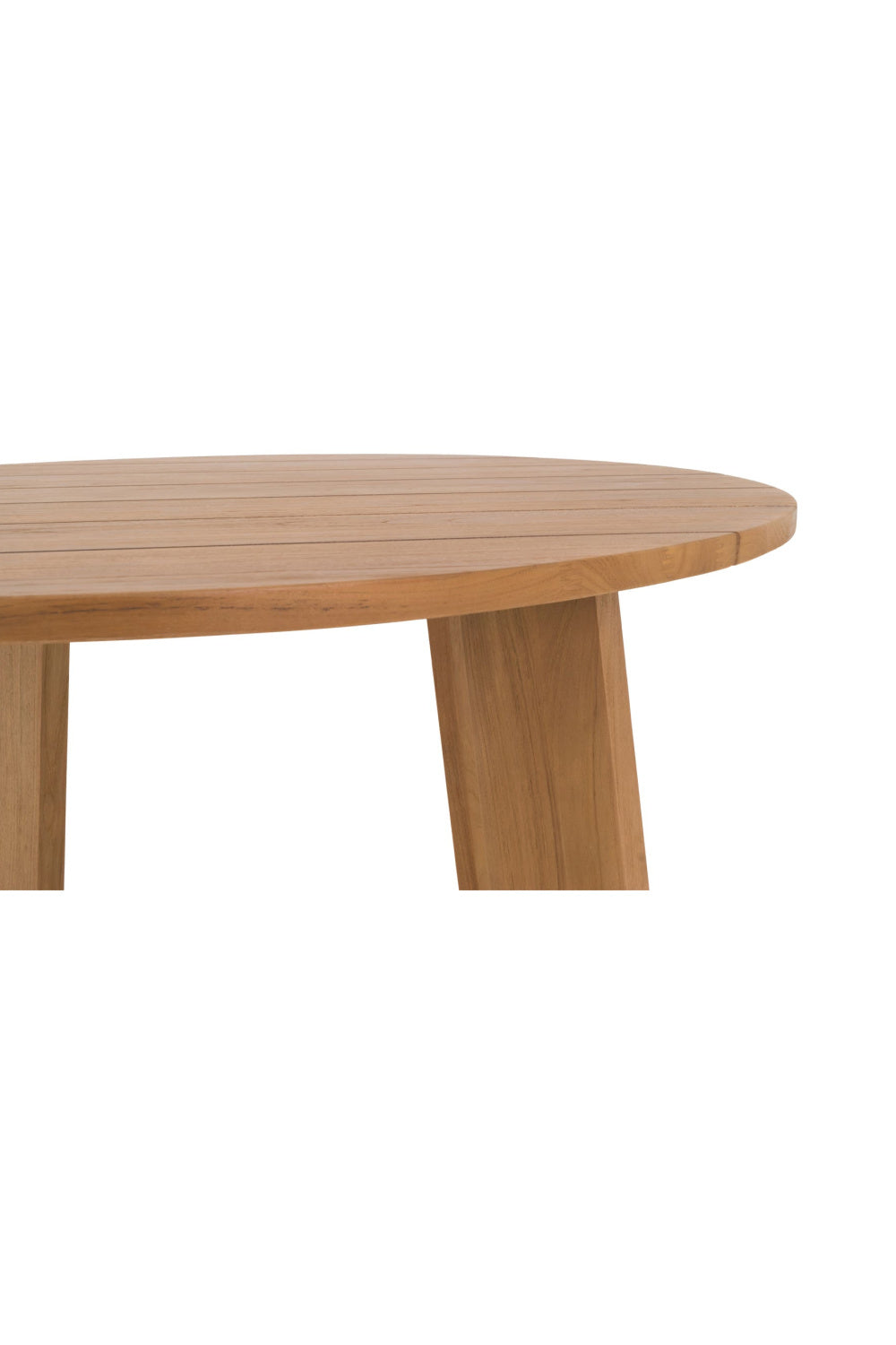   Modern European furniture - Slatted Teak Outdoor Dining Table - www.oroa.com | Oroa.com