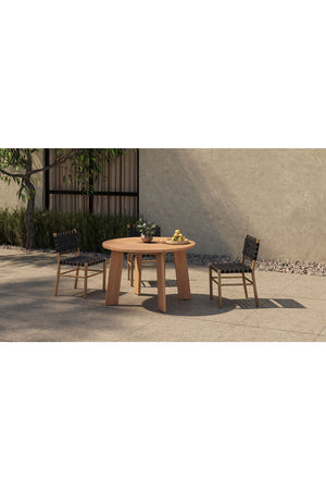   Modern European furniture - Slatted Teak Outdoor Dining Table - www.oroa.com | Oroa.com