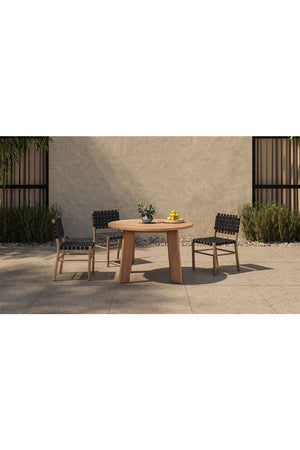   Modern European furniture - Slatted Teak Outdoor Dining Table - www.oroa.com | Oroa.com