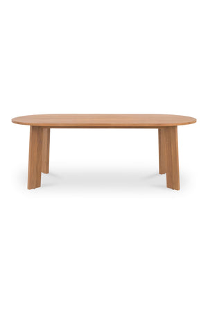   Modern European furniture - Slatted Teak Outdoor Dining Table - www.oroa.com | Oroa.com