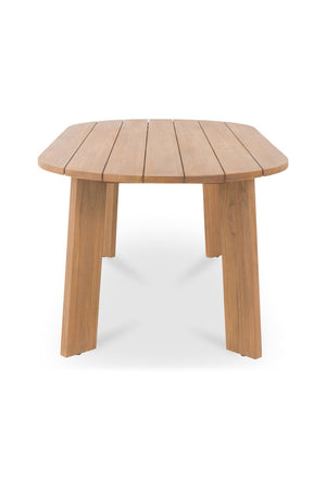   Modern European furniture - Slatted Teak Outdoor Dining Table - www.oroa.com | Oroa.com