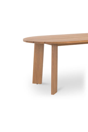   Modern European furniture - Slatted Teak Outdoor Dining Table - www.oroa.com | Oroa.com
